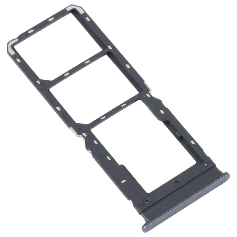 Sim Tray Slot Holder for Vivo Y16 Black Zeespares Sim Tray Slot Holder for Vivo Y16 Black Zeespares